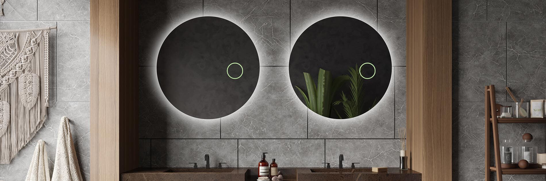 Remember how many times you stood in front of the mirror trying to draw the perfect line on your eyelid? We have a way to do that! The 3x magnifying cosmetic mirror integrated into the LED bathroom mirror will make sure your make-up is always perfect! This small gadget will quickly and effectively solve your morning face care problems.