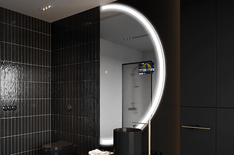 Artistic smart mirror with touch control – decorative mirror | ARTFORMA