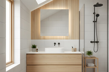 Square mirror