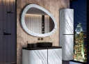 Mirrors in a stone frame