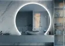 Half-circle mirrors
