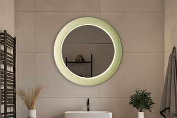 Mirrors in a lacquered frame