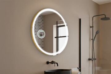 Mirrors in a decorative frame