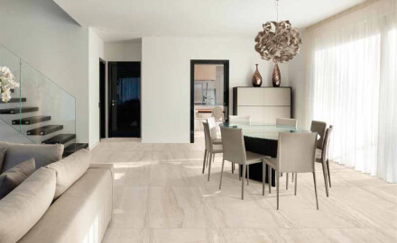60x120 cm Beige Matte Floor Tile A4H1063 Memento Travertino Ambra Mat