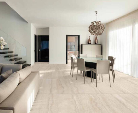 60x120 cm Beige Matte Floor Tile A4H1063 Memento Travertino Ambra Mat