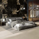 Glazed Porcelain Floor Tile 60x120, Black with Gold Veins, Glossy, Rectified A4H109 Pierre Black #3