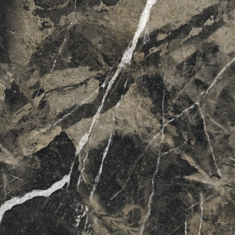 Glazed Porcelain Floor Tile 60x120, Black with Gold Veins, Glossy, Rectified A4H109 Pierre Black #19