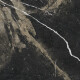 Glazed Porcelain Floor Tile 60x120, Black with Gold Veins, Glossy, Rectified A4H109 Pierre Black #30
