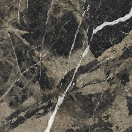 Glazed Porcelain Floor Tile 60x120, Black with Gold Veins, Glossy, Rectified A4H109 Pierre Black #34