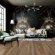 Glazed Floor Tile 60x120 with Gold Veins, Matte, Rectified, A4H110 Pierre Black #3