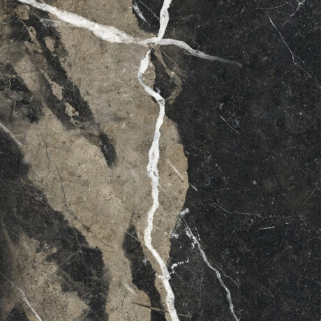 Glazed Floor Tile 60x120 with Gold Veins, Matte, Rectified, A4H110 Pierre Black #28