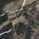 Glazed Floor Tile 60x120 with Gold Veins, Matte, Rectified, A4H110 Pierre Black #36