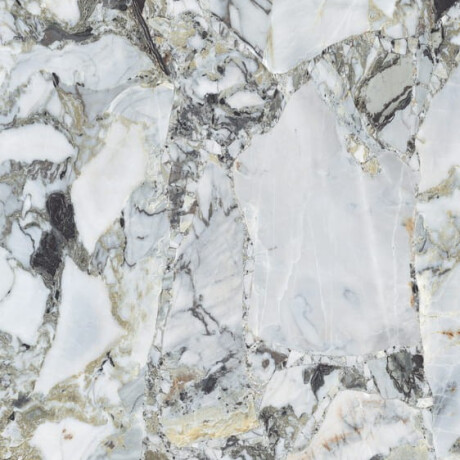 Large-format porcelain tile, 120x280, white marble with gold veins, glossy finish, A4H1117 Bellezza Bianca #3