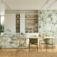 120x120 Floor Tile, White Marble with Gold Veins, Matte Finish, A4H1119 Bellezza Bianca #2