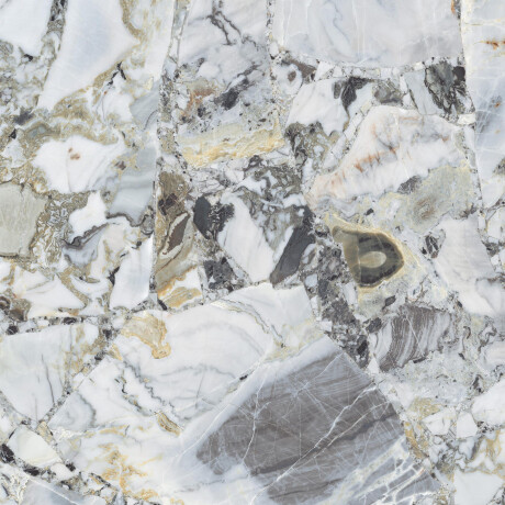 120x120 Floor Tile, White Marble with Gold Veins, Glossy Finish, A4H1120 Bellezza Bianca #2