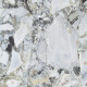 120x120 Floor Tile, White Marble with Gold Veins, Glossy Finish, A4H1120 Bellezza Bianca #3