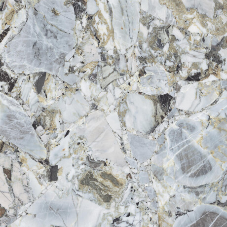 120x120 Floor Tile, White Marble with Gold Veins, Glossy Finish, A4H1120 Bellezza Bianca #4