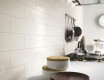 10x30 White Matte Flat Wall Tile A4H18 Blanco Mate