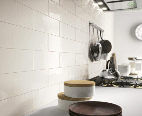 10x30 White Matte Flat Wall Tile A4H18 Blanco Mate
