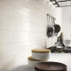 10x30 White Matte Flat Wall Tile A4H18 Blanco Mate #1