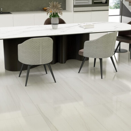 Large-format porcelain tile, 120x270 cm, with gray veining, glossy finish, rectified, A4H185 Dolomite #5