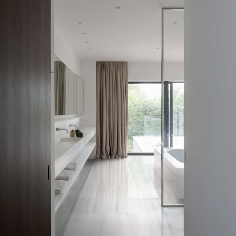 Large-format porcelain tile for floors, 120×280 cm, matte gray with subtle veining, rectified, A4H186 Dolomite #4