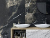 Large-format 120x270 cm matte black porcelain tile with gold veins, rectified, A4H196 Pierre Black