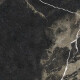 Pierre Black Glazed Porcelain Floor Tile, 120x120 cm, glossy black with gold veins, rectified, A4H197 #7