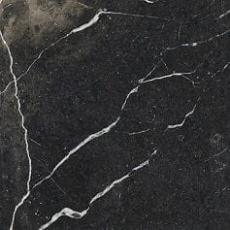 Pierre Black Glazed Porcelain Floor Tile, 120x120 cm, glossy black with gold veins, rectified, A4H197 #9