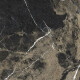 Pierre Black Glazed Porcelain Floor Tile, 120x120 cm, glossy black with gold veins, rectified, A4H197 #14