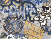 Glazed porcelain floor tile, 120x280 cm, matte gray, rectified, A4H248 City Graffiti Grey