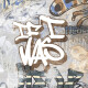 Glazed porcelain floor tile, 120x280 cm, matte gray, rectified, A4H248 City Graffiti Grey #4