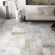 Glazed porcelain floor tile, 120x280 cm, matte gray, rectified, A4H250 City Grey #5