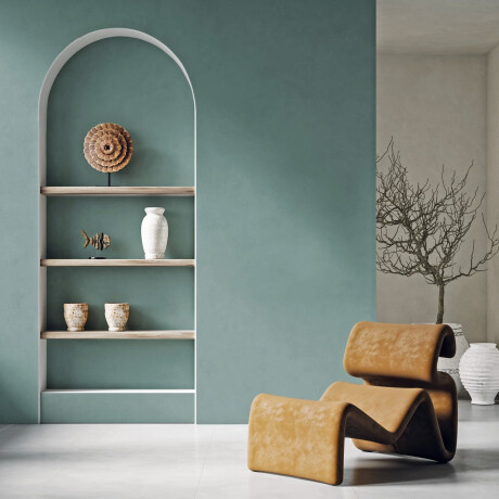 Large-format 120x280 cm green matte rectified porcelain tile A4H355 Mood Safe #3