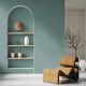 Glazed porcelain floor tile, 60x120 cm, matte green, rectified, A4H357 Mood Safe #1