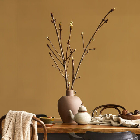 Large-format glazed porcelain tile for floors, 120x280 cm, matte gold, rectified, A4H359 Mood Ritual #3