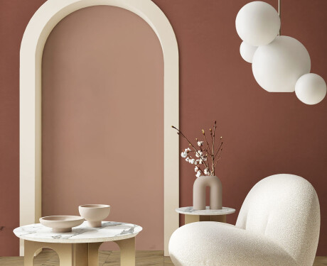 Glazed porcelain floor tile, 60x120 cm, matte pink, rectified, A4H365 Mood Gentle