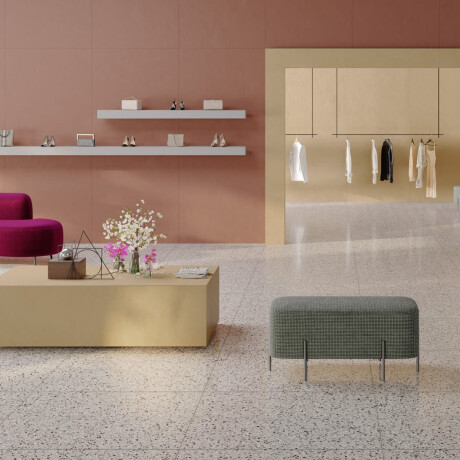 Large-format 120x280 cm green matte rectified porcelain tile A4H367 Mood Verve #8