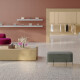 Glazed porcelain floor tile, 60x120 cm, matte red, rectified, A4H369 Mood Verve #1