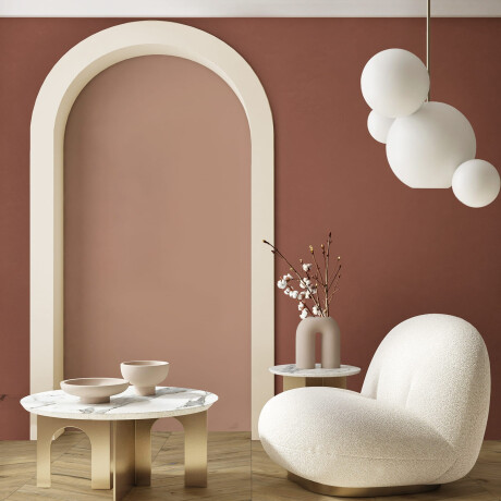 Glazed porcelain floor tile, 60x120 cm, matte red, rectified, A4H369 Mood Verve #18