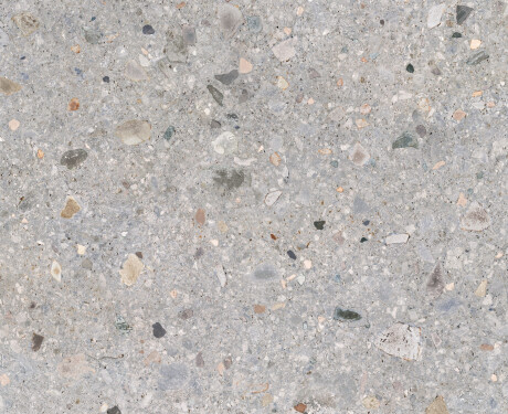 Glazed porcelain floor tile, 120x120 cm, matte terrazzo gray, rectified, A4H417 Ceppo Di Gre Multi