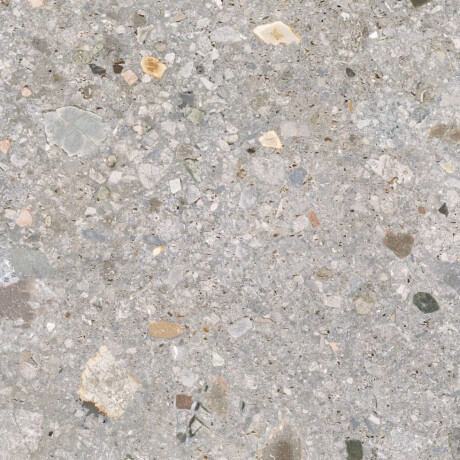 Glazed porcelain floor tile, 60x120 cm, light gray, matte, rectified, A4H418, Ceppo Di Gre Multi Terrazzo #6