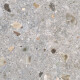 Glazed porcelain floor tile, 60x120 cm, light gray, matte, rectified, A4H418, Ceppo Di Gre Multi Terrazzo #3
