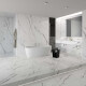 Large-format 120x270 cm glossy porcelain tile with gray veining, rectified, A4H451 Statuario Superiore #3