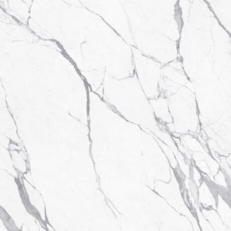 Glazed 120x120 floor tile, glossy finish with gray veining, rectified, A4H454 Statuario Superiore #6