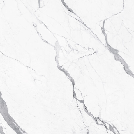Glazed 120x120 floor tile, glossy finish with gray veining, rectified, A4H454 Statuario Superiore #10