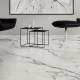 Glazed porcelain floor tile, 120x120 cm, matte finish with gray veining, rectified, A4H455 Statuario Superiore #3