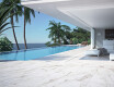 Large-format porcelain tile, 120x280, white marble with gray veins, glossy finish, A4H462 Calacatta