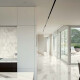 Large-format porcelain tile, 120x280, white marble with gray veins, glossy finish, A4H462 Calacatta #3