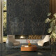 Bookmatch Porcelain Tile 120x280, Black Marble with Gold Veins, Glossy Finish A4H473 Sant Loreno #8